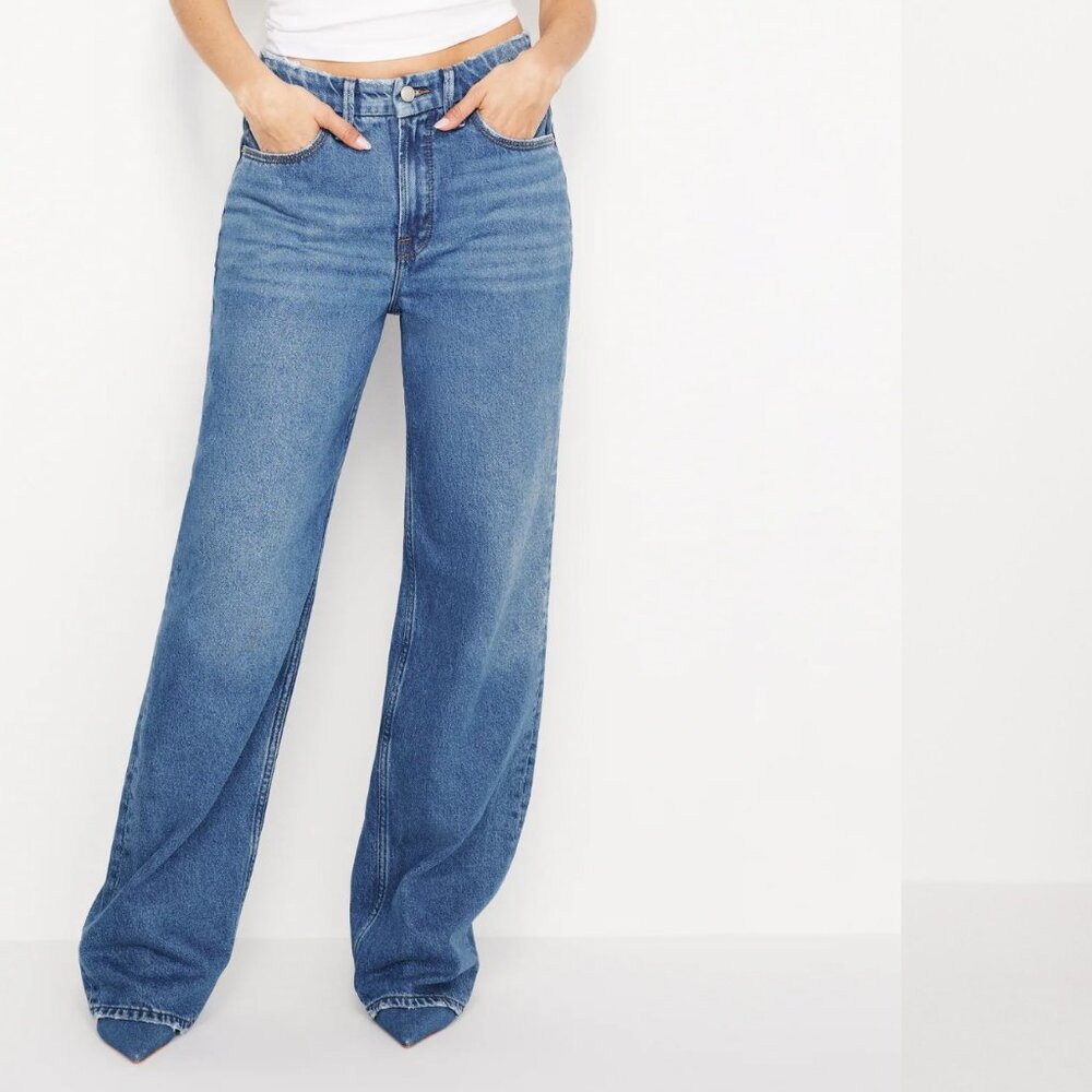 NWT Good AMERICAN Good '90s Relaxed Jeans Size 20
